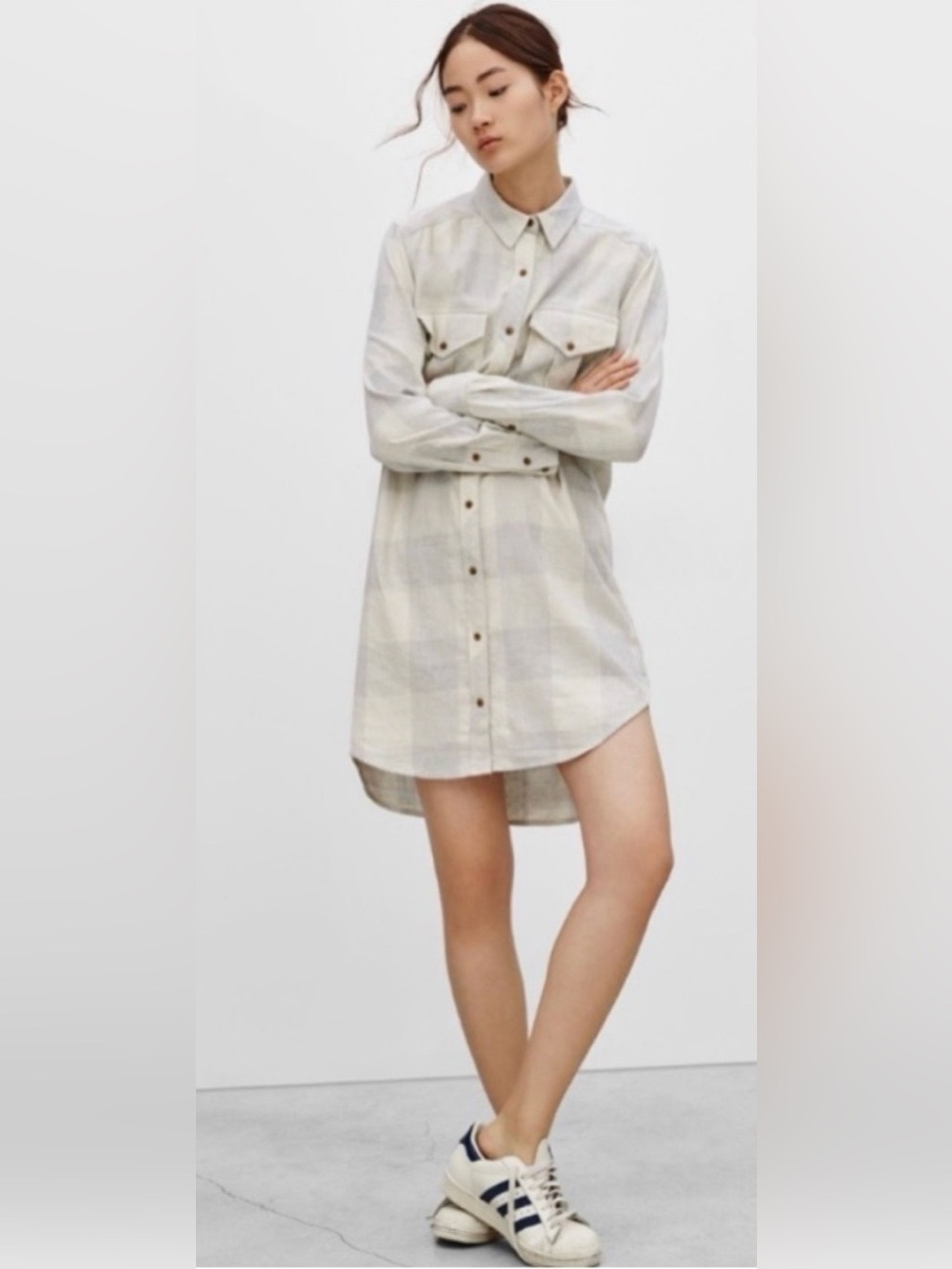 Wilfred Free Light Gray Knit Top